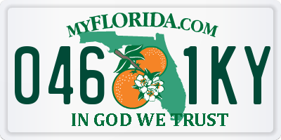 FL license plate 0461KY