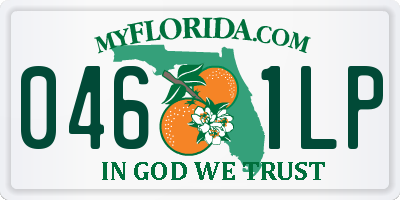 FL license plate 0461LP