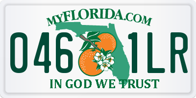 FL license plate 0461LR
