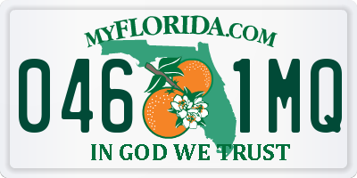 FL license plate 0461MQ