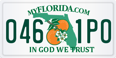 FL license plate 0461PO