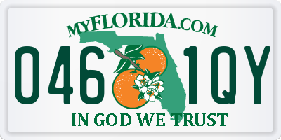 FL license plate 0461QY