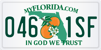 FL license plate 0461SF