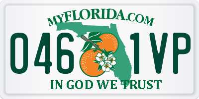 FL license plate 0461VP