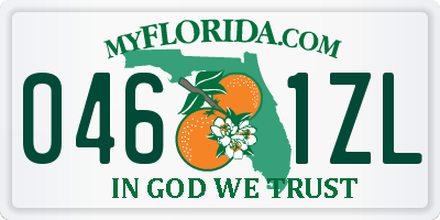FL license plate 0461ZL