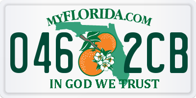 FL license plate 0462CB
