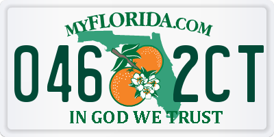 FL license plate 0462CT