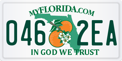 FL license plate 0462EA