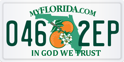 FL license plate 0462EP