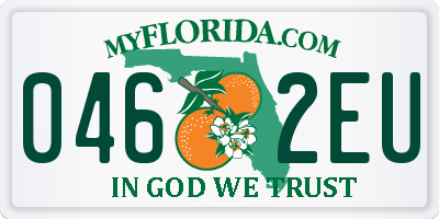 FL license plate 0462EU