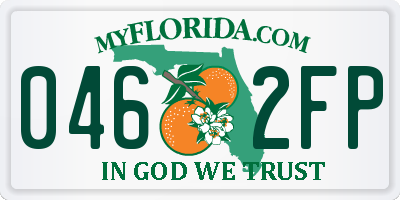 FL license plate 0462FP