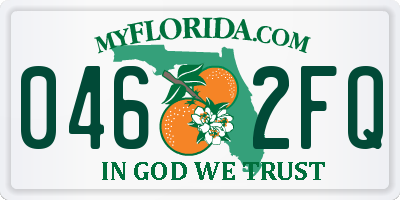 FL license plate 0462FQ