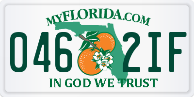FL license plate 0462IF