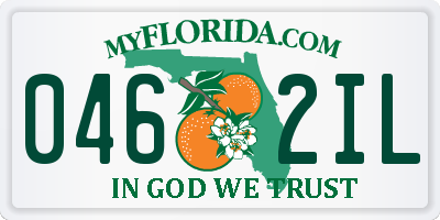 FL license plate 0462IL