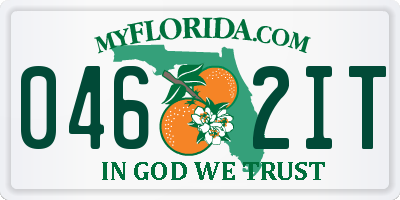 FL license plate 0462IT