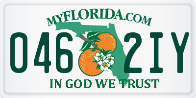 FL license plate 0462IY