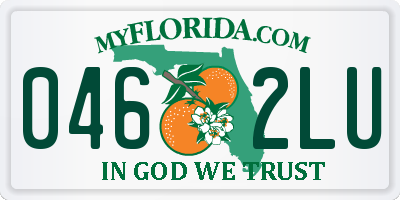 FL license plate 0462LU