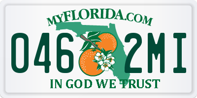 FL license plate 0462MI