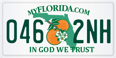 FL license plate 0462NH
