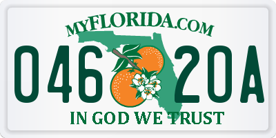 FL license plate 0462OA