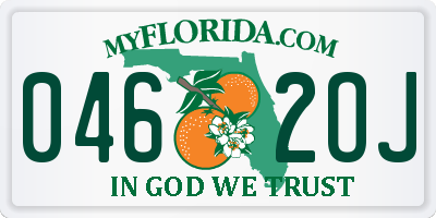 FL license plate 0462OJ