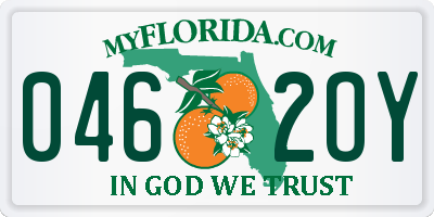 FL license plate 0462OY