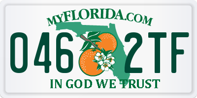 FL license plate 0462TF