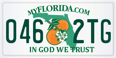 FL license plate 0462TG