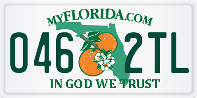 FL license plate 0462TL