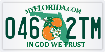FL license plate 0462TM