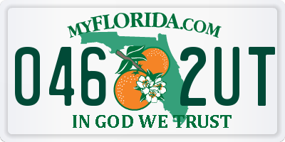 FL license plate 0462UT