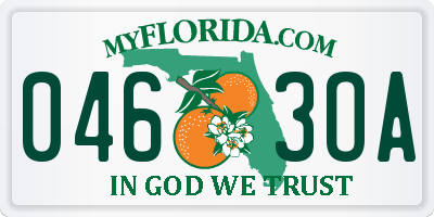 FL license plate 0463OA