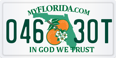 FL license plate 0463OT