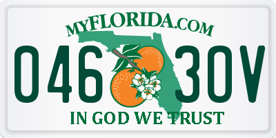 FL license plate 0463OV