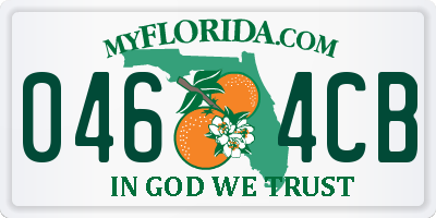 FL license plate 0464CB
