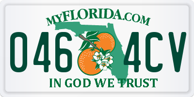 FL license plate 0464CV
