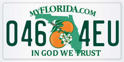 FL license plate 0464EU