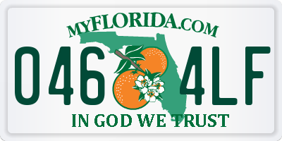 FL license plate 0464LF