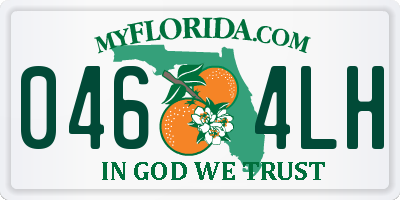 FL license plate 0464LH