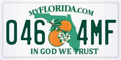 FL license plate 0464MF