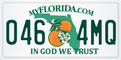 FL license plate 0464MQ