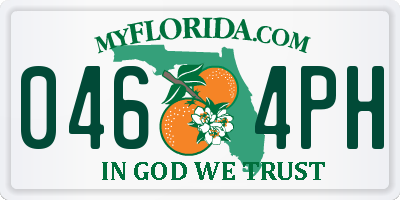 FL license plate 0464PH