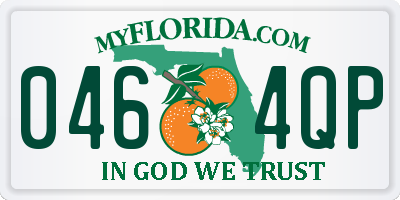 FL license plate 0464QP