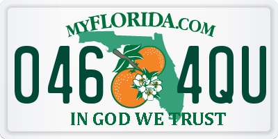 FL license plate 0464QU