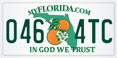 FL license plate 0464TC