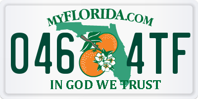 FL license plate 0464TF