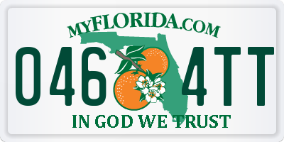 FL license plate 0464TT
