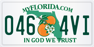 FL license plate 0464VI