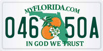 FL license plate 0465OA