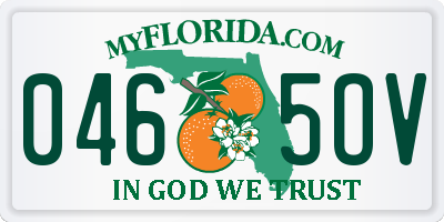 FL license plate 0465OV